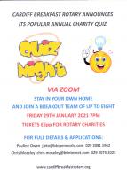 QUIZ NIGHT JANUARY 29th